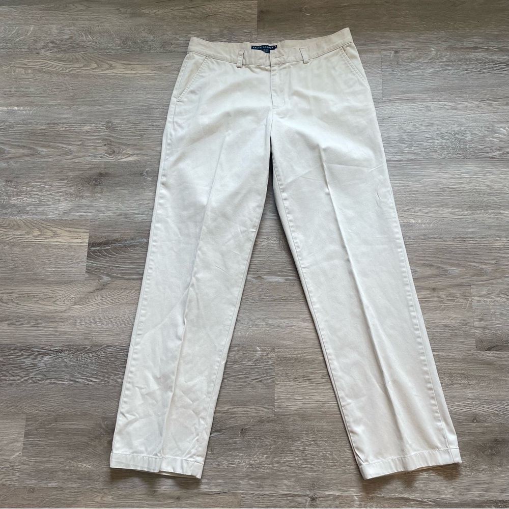 **Ralph Lauren Khaki (Like new) Tailored Elegance